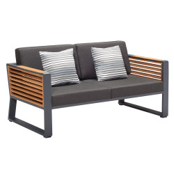 2-Seater Sofa (with cushions) HIGOLD NEW YORK 204034 / BLACK