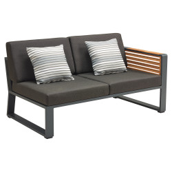 2-seat sofa right (with pillows) HIGOLD NEW YORK 204029 / 20402629/ BLACK