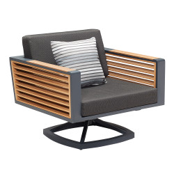 Swivel chair (with cushions) HIGOLD NEW YORK 204025 / 20402925 / BLACK