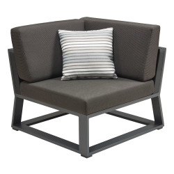 Corner part (with cushions) HIGOLD NEW YORK / 204028 / 20402528 / BLACK