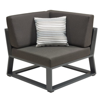 Corner part (with cushions) HIGOLD NEW YORK / 204028 / 20402528 / BLACK