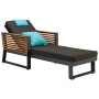Sunlouger (with cushions) HIGOLD NEW YORK 204051 / BLACK