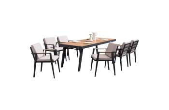 Dining set 160 ( with cushions) HIGOLD EMOTI 697790 / ANTHRACITE