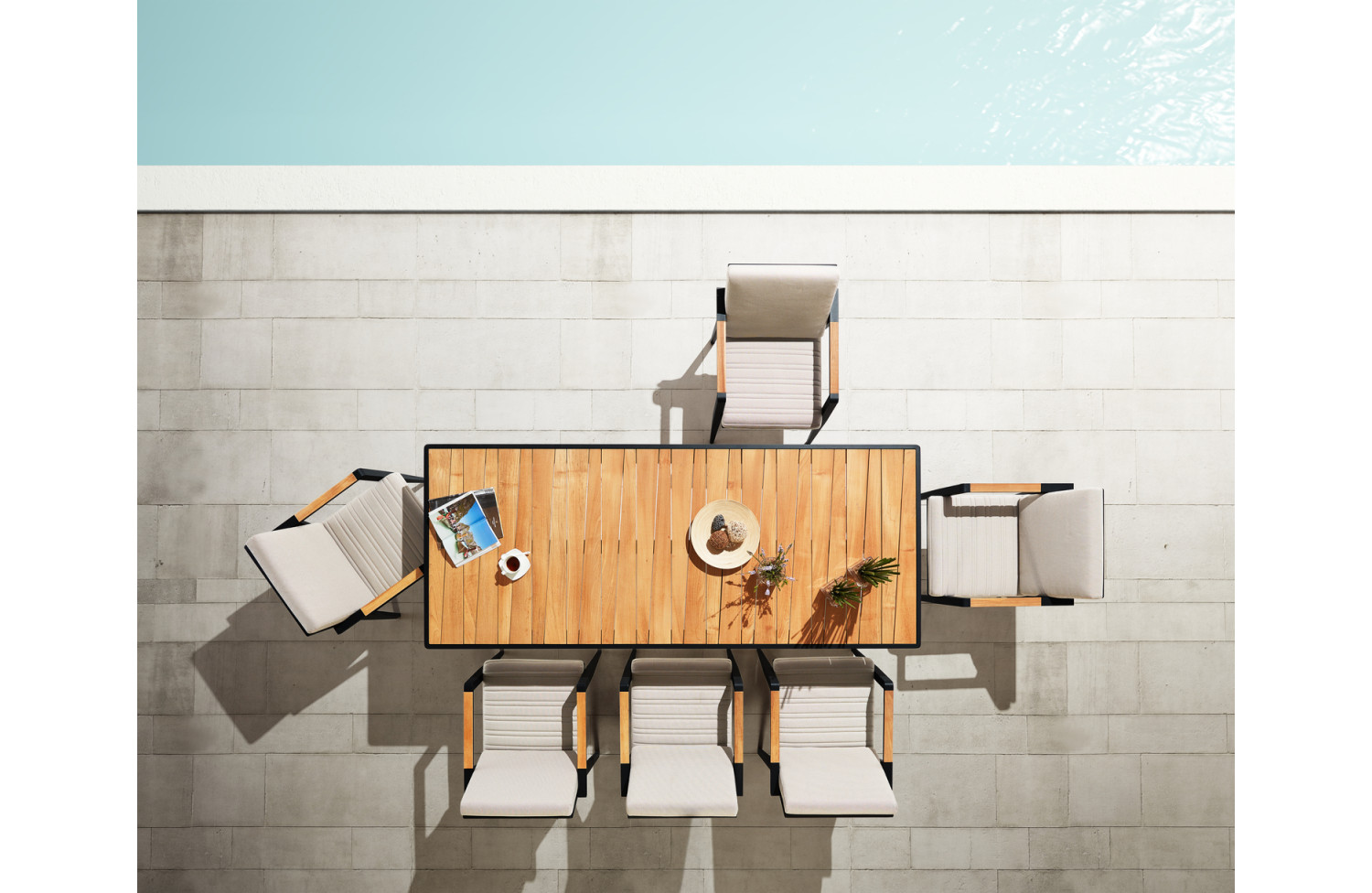 Dining set 160 ( with cushions) HIGOLD EMOTI 697790 / ANTHRACITE