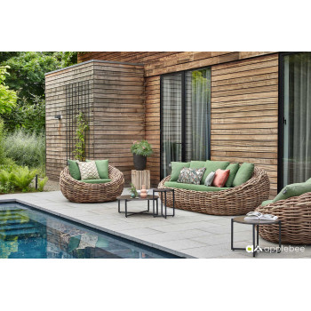 3-Seater Sofa (with cushions) APPLE BEE COCOON 18011B1-SF GREEN