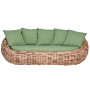 3-Seater Sofa (with cushions) APPLE BEE COCOON 18011B1-SF GREEN