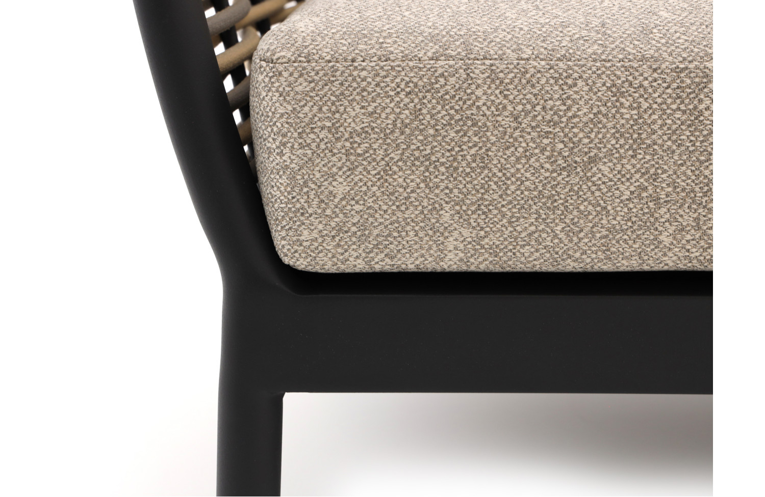 2-Seater sofa (with cushionss) APPLE BEE MILOU 72000242/BLACK