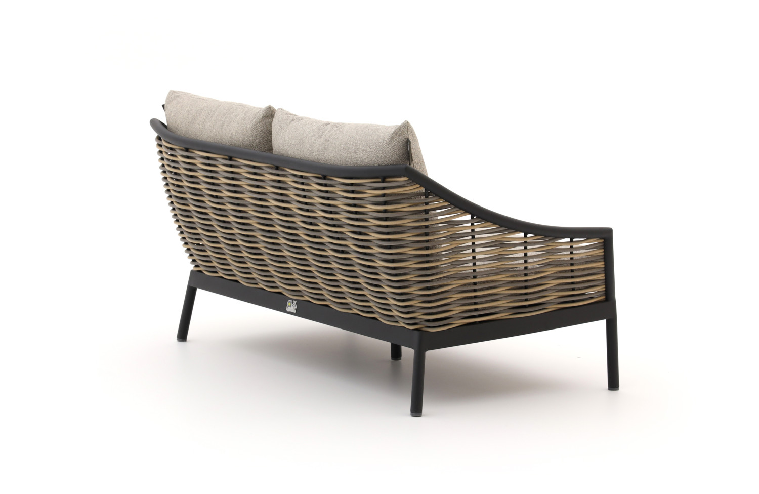 2-Seater sofa (with cushionss) APPLE BEE MILOU 72000242/BLACK