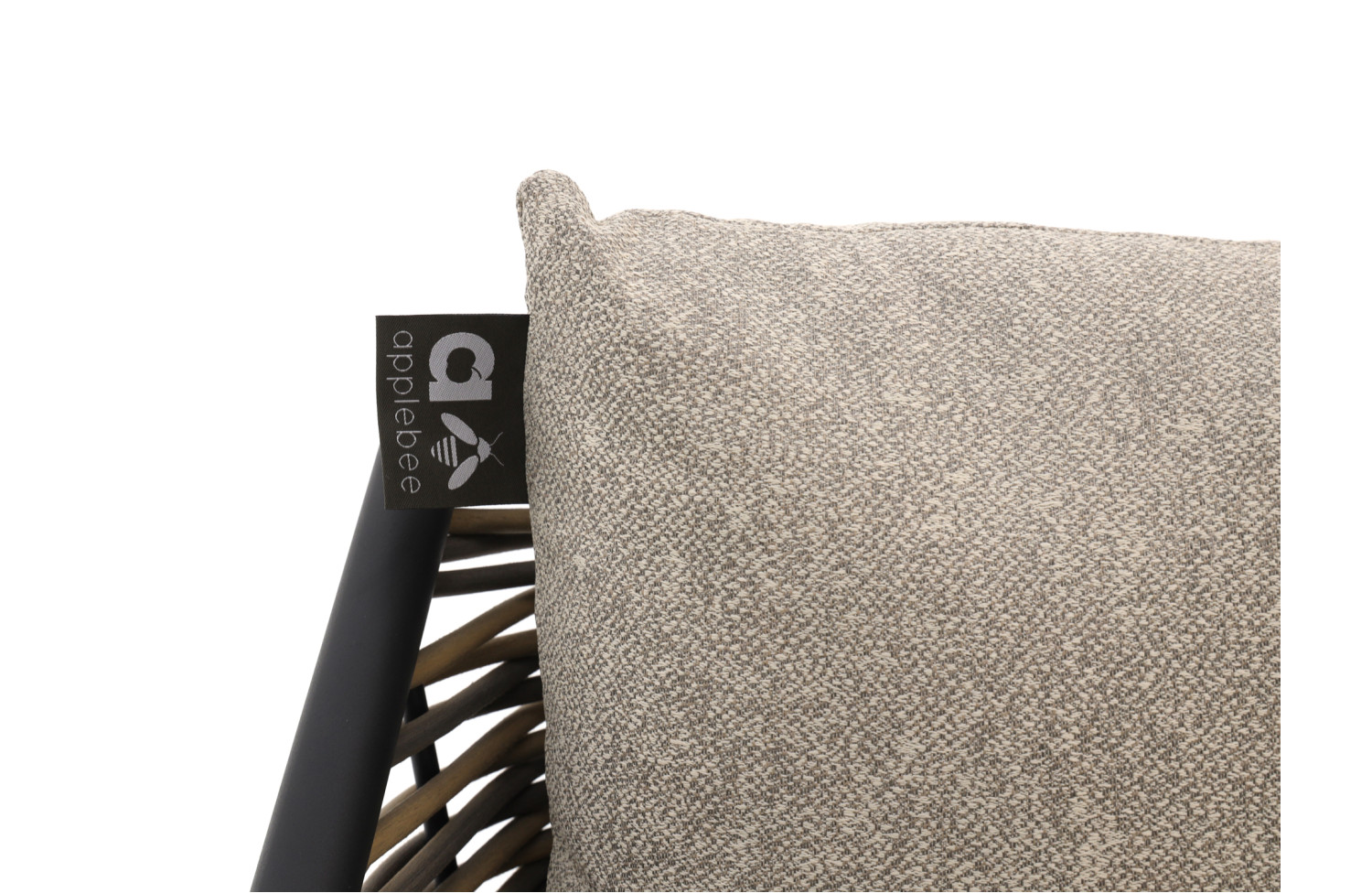 2-Seater sofa (with cushionss) APPLE BEE MILOU 72000242/BLACK