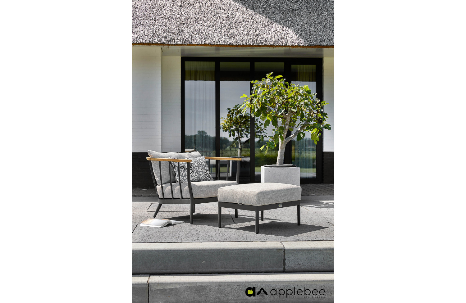 Lounge Armchair (with cushions) APPLE BEE CONDOR 70001272