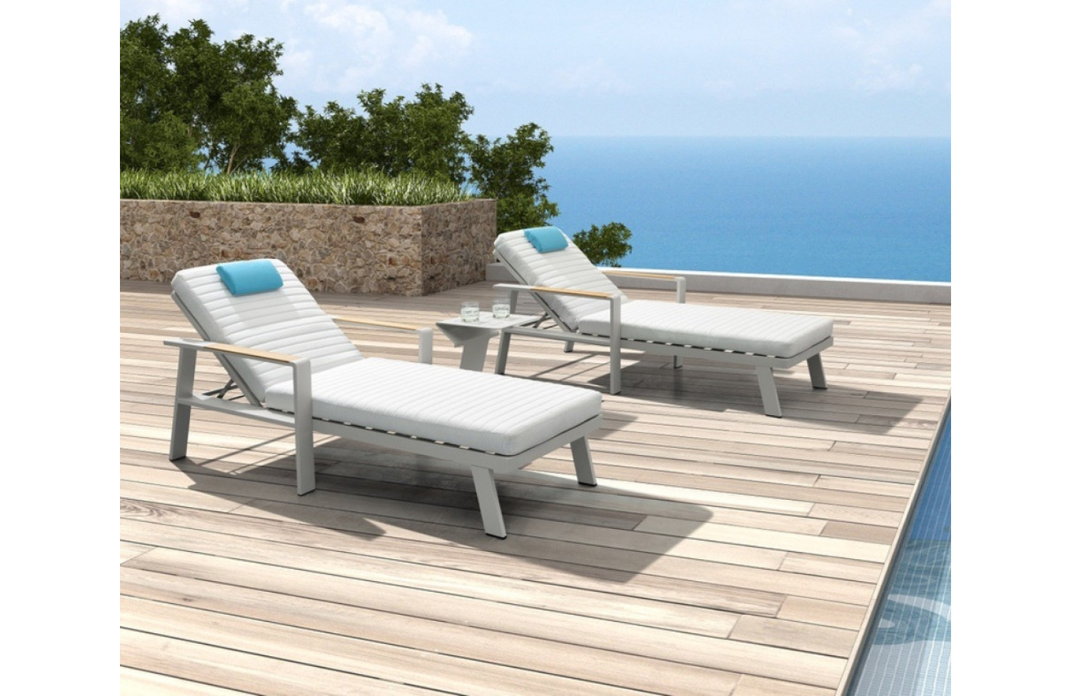 Side table HIGOLD ZIGZAG 677463/ TAUPE