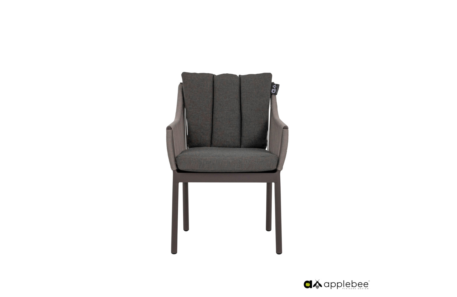 Dining Armchair (with cushions) APPLE BEE BIJOU 70001570/ TAUPE /TAUPE/GREY