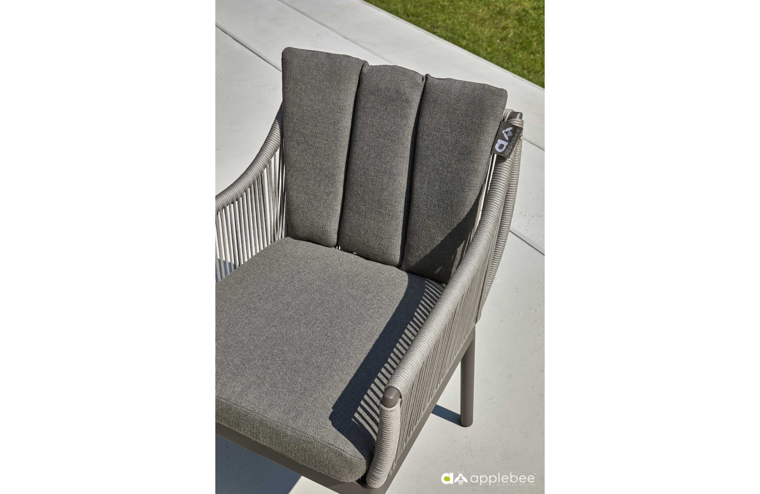 Dining Armchair (with cushions) APPLE BEE BIJOU 70001570/ TAUPE /TAUPE/GREY