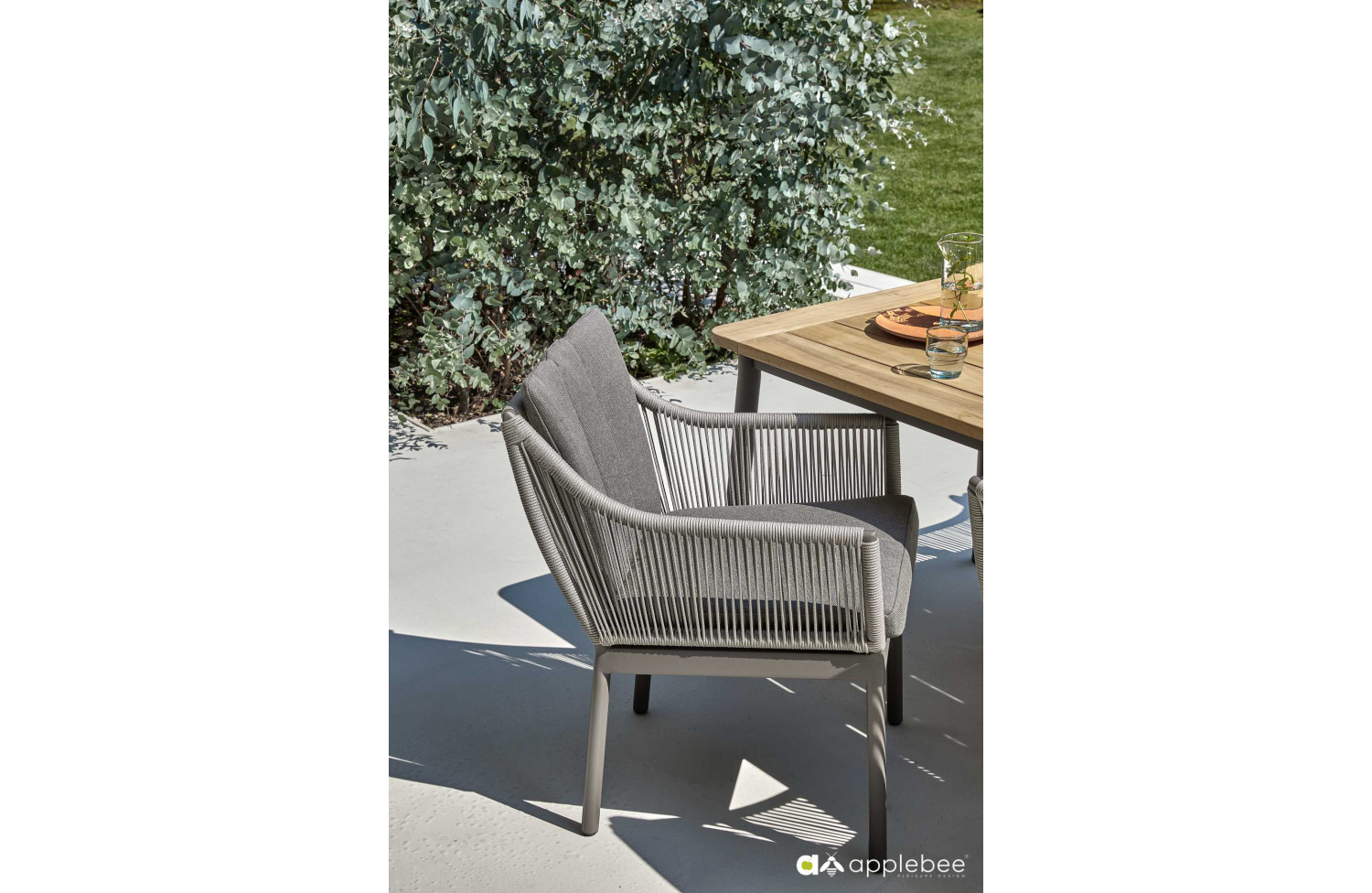 Dining Table 180 APPLE BEE BIJOU 70001652 /TAUPE/GREY