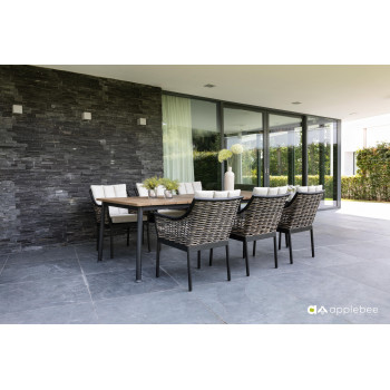 Dining Table 240 (teak) APPLE BEE MILOU 70000037 /BLACK