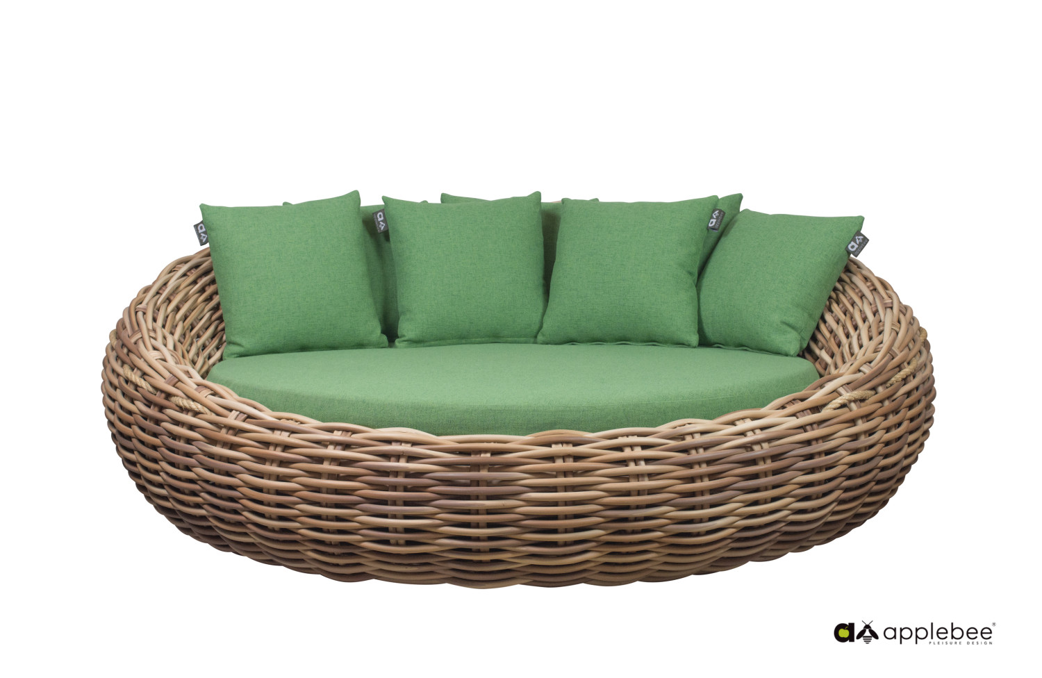 Sofa-Bed (with cushions) APPLE BEE COCOON 70000031 GREEN