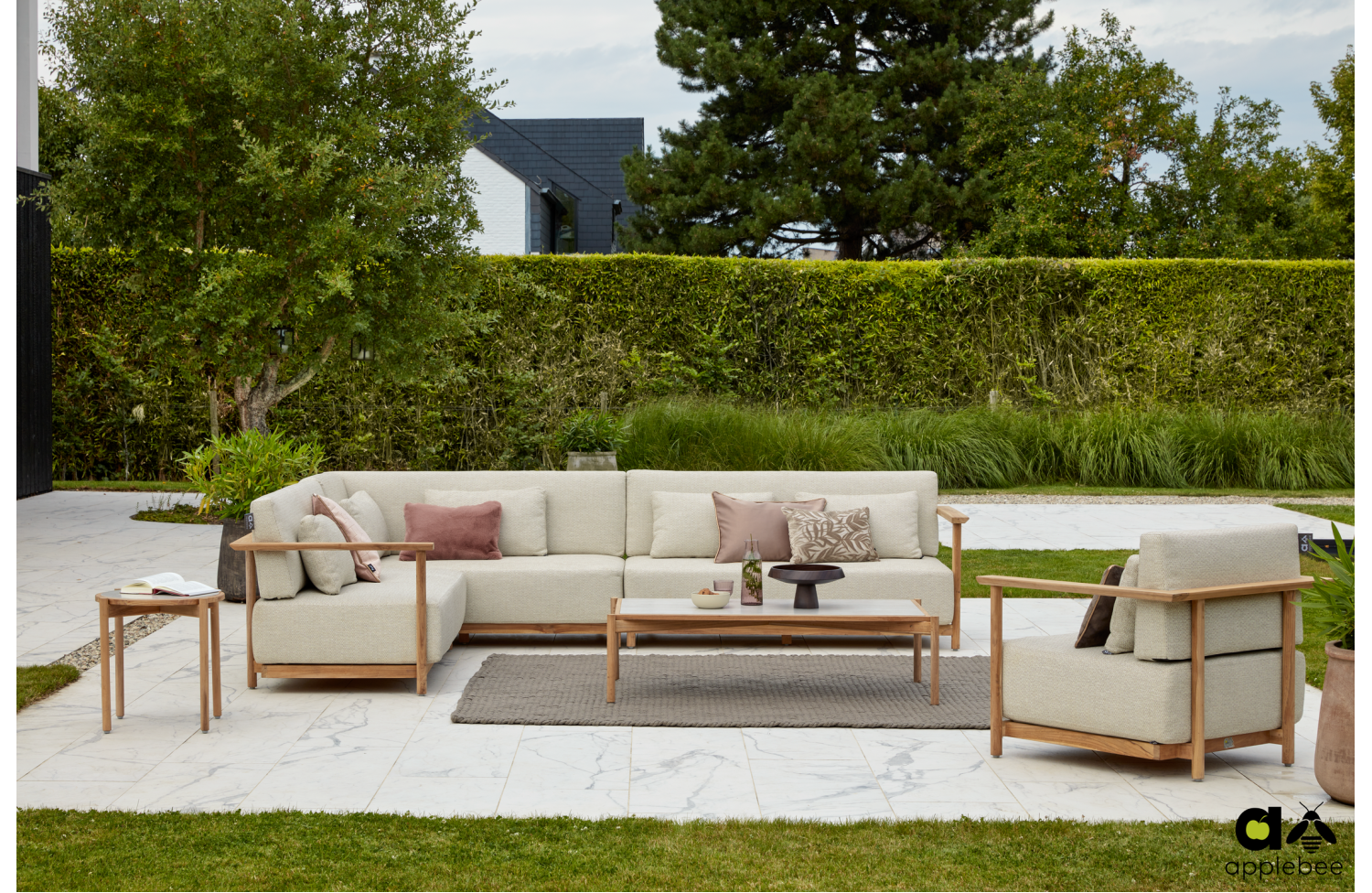 2-Seater Sofa with RIGHT armrest (with cushions) APPLE BEE ST.LUCIA 72000089