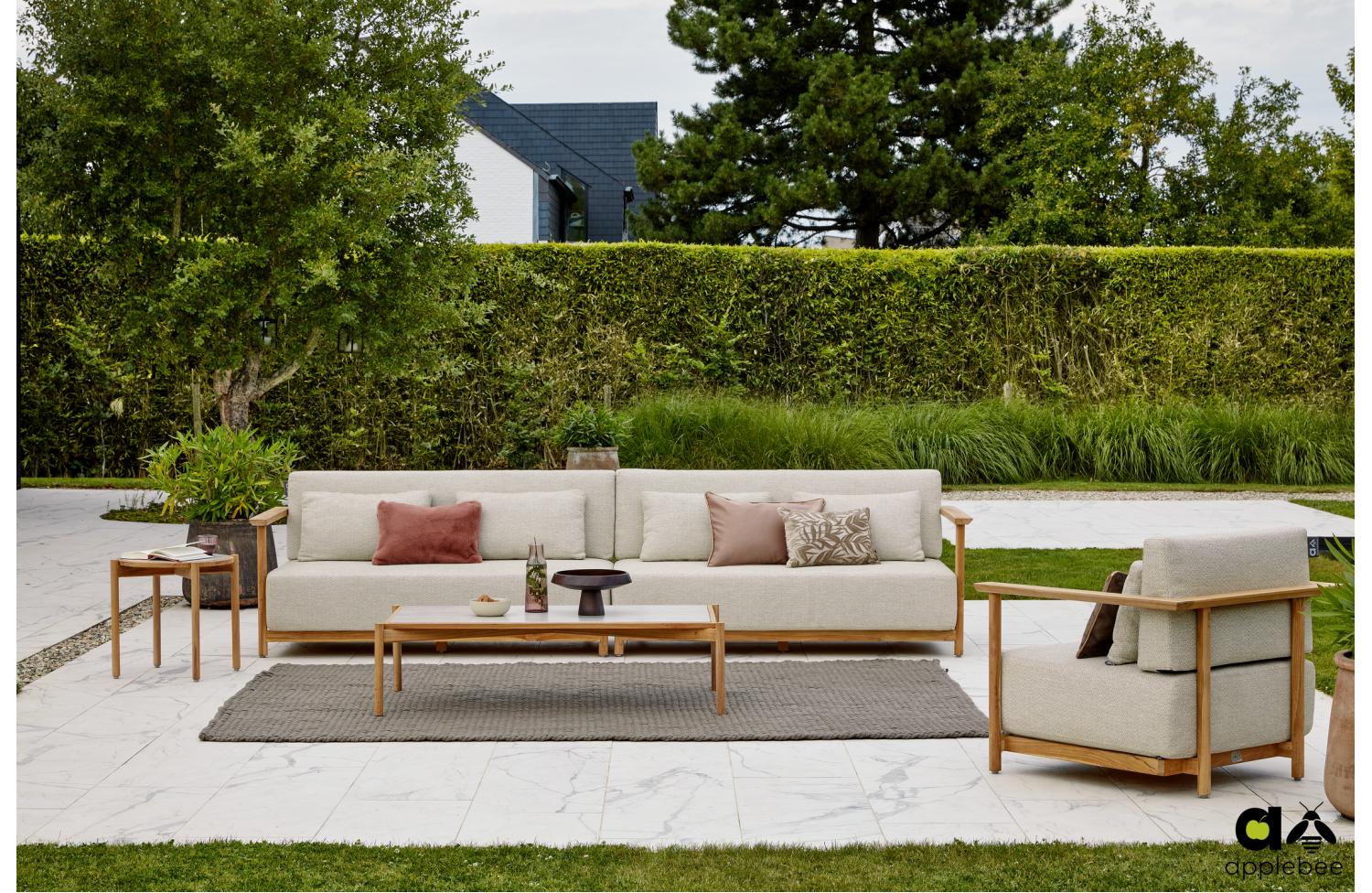 2-Seater Sofa with RIGHT armrest (with cushions) APPLE BEE ST.LUCIA 72000089