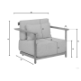 Lounge Armchair (with cushions) APPLE BEE ST.LUCIA 72000087