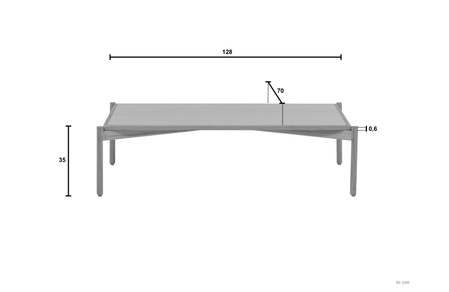 Coffee Table 128 APPLE BEE ST.LUCIA 72000089