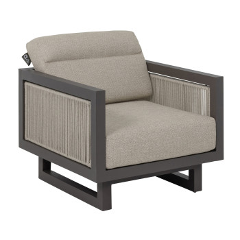 Lounge Armchair (with cushions) APPLE BEE SANTORIRNI ROPE 72000084