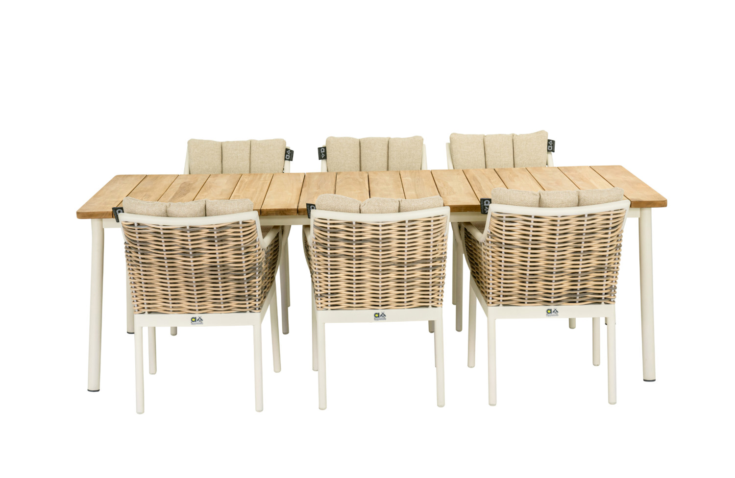 Dining Armchair (with cushions) APPLE BEE MILOU 70000661/WHITE