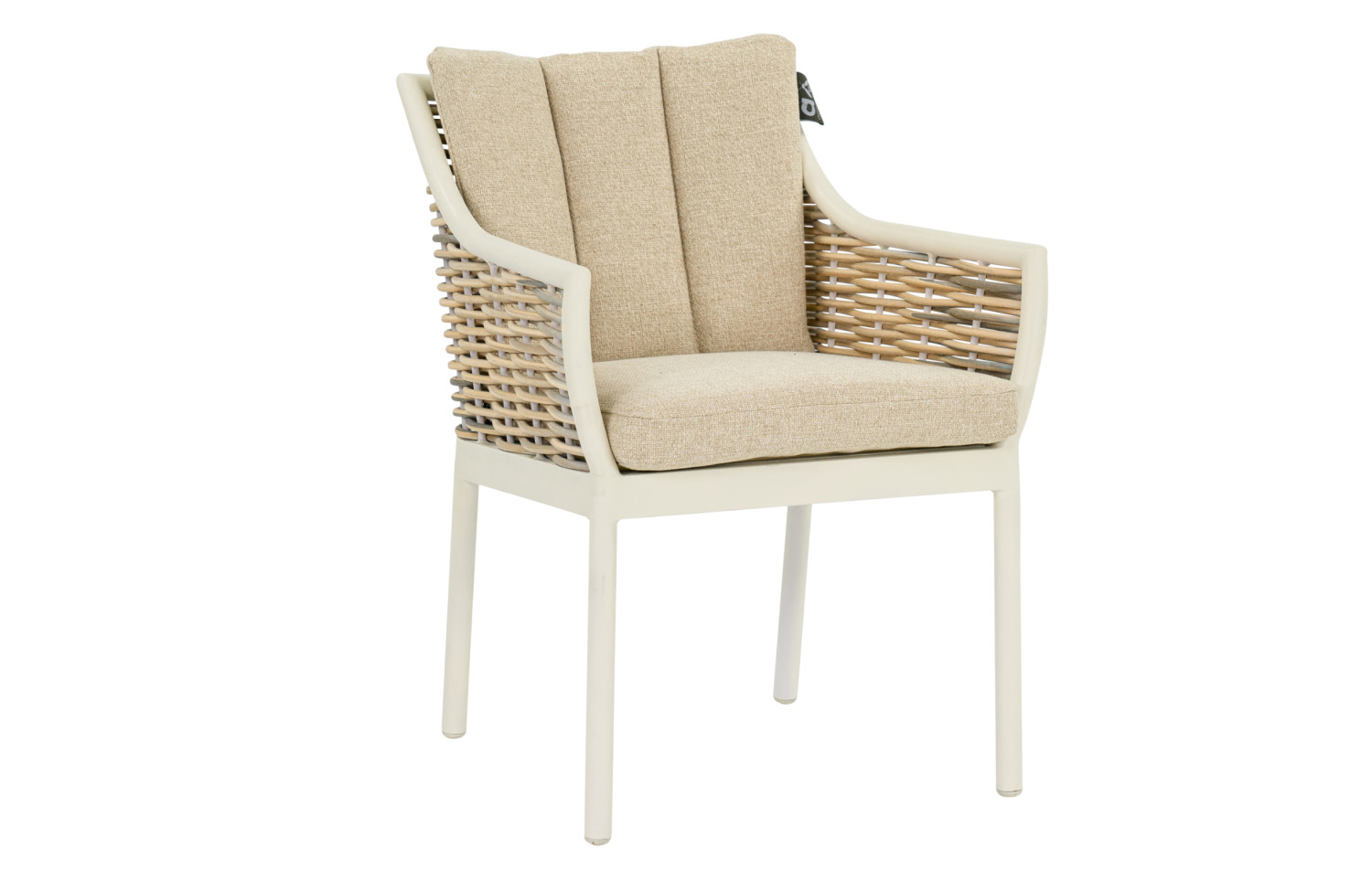 Dining Armchair (with cushions) APPLE BEE MILOU 70000661/WHITE