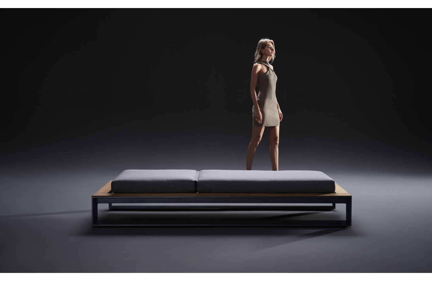 Sunlounger set (with cushions) HIGOLD CAMBUSA 2062120 / ANTHRACITE