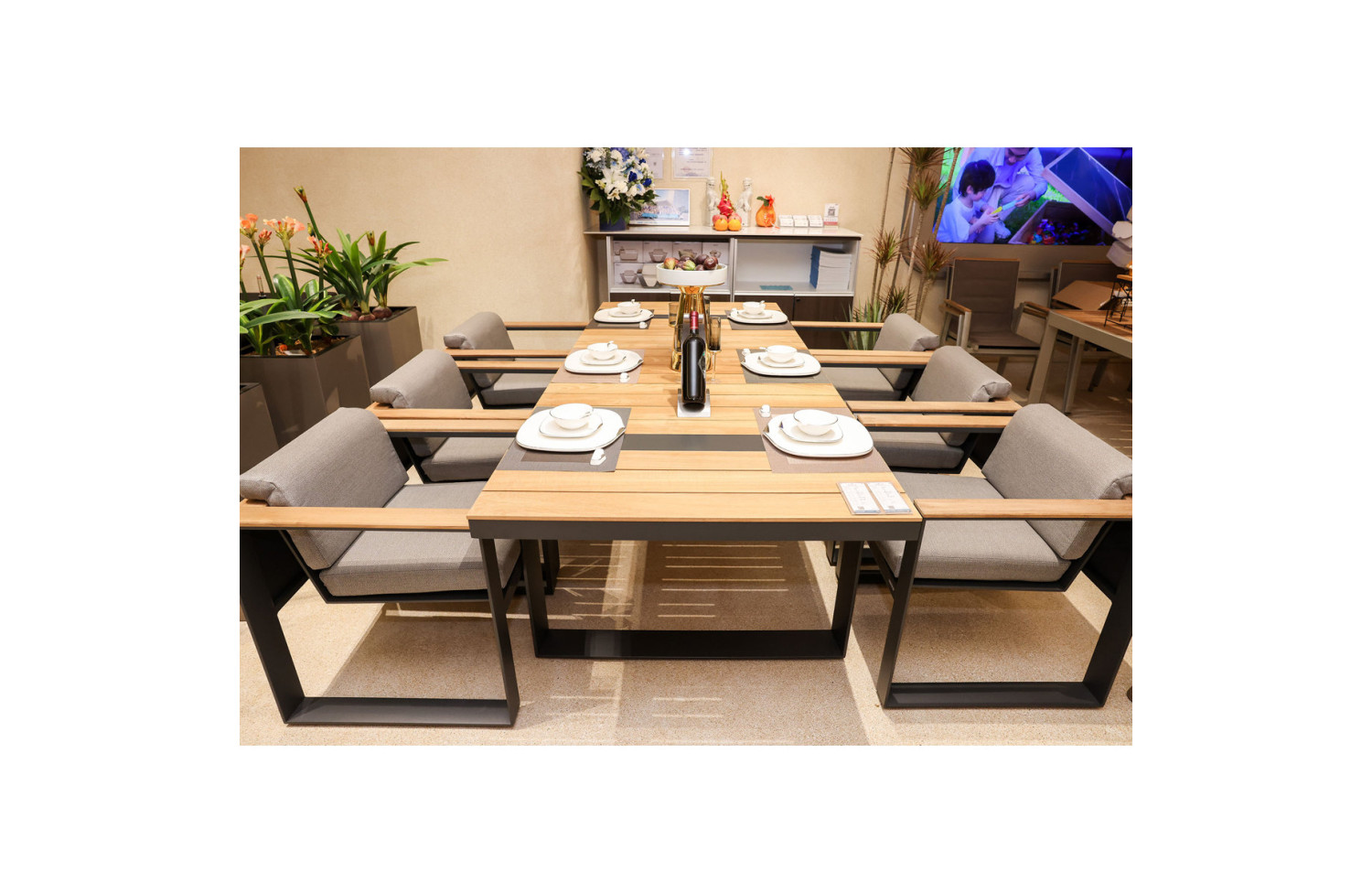 Dining set 310 (with cushions) HIGOLD CAMBUSA 2062150 / ANTHRACITE