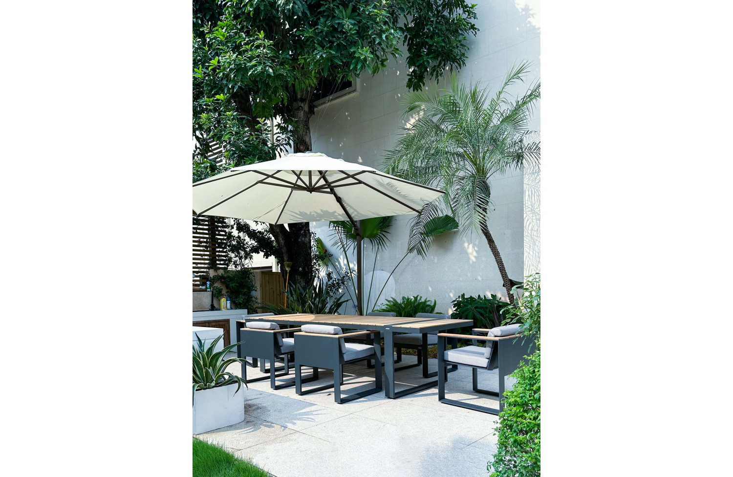 Dining set 310 (with cushions) HIGOLD CAMBUSA 2062150 / ANTHRACITE