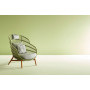 Lounge armchair high-back (with cushions) HIGOLD VASCA 301526 / GREEN
