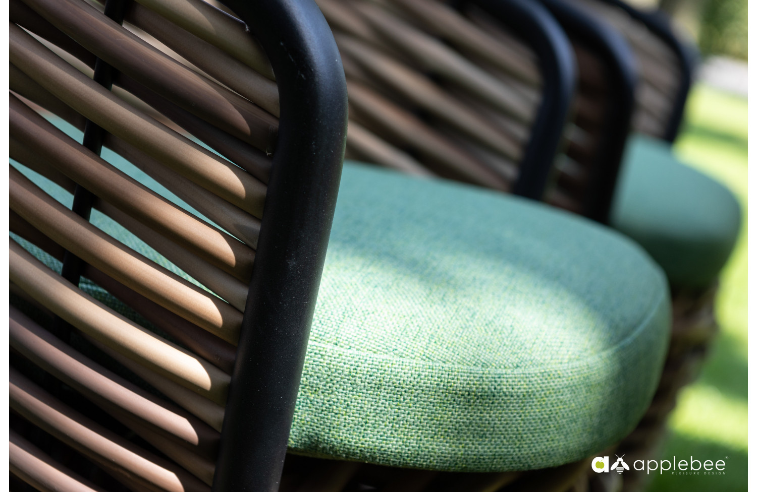 Dining Armchair (with cushions) APPLE BEE 70000032 GREEN