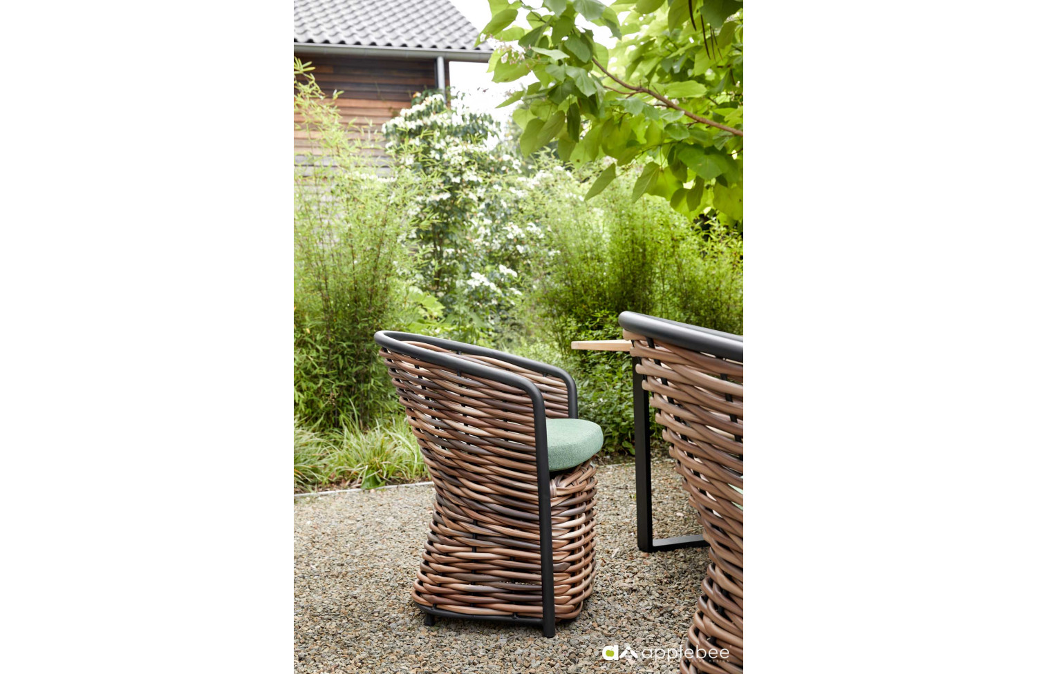 Dining Armchair (with cushions) APPLE BEE 70000032 GREEN