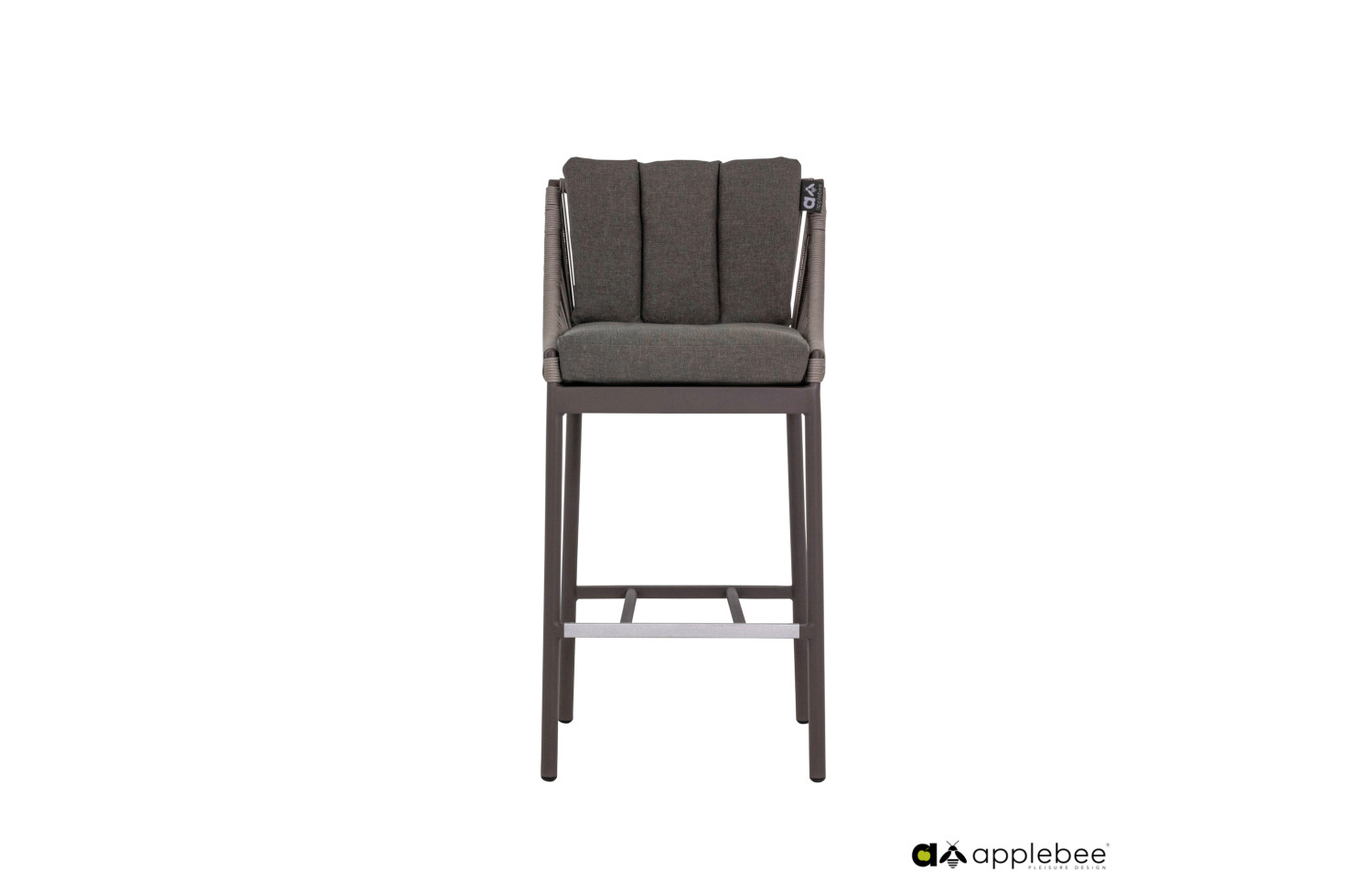 BIJOU Bar Stool (with cushions) APPLE BEE BIJOU 70001571 /TAUPE/GREY