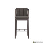 BIJOU Bar Stool (with cushions) APPLE BEE BIJOU 70001571 /TAUPE/GREY