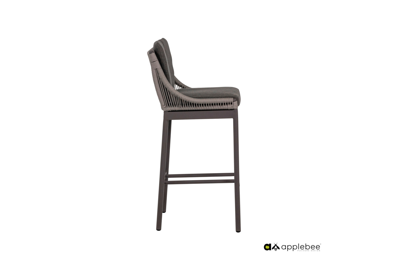 BIJOU Bar Stool (with cushions) APPLE BEE BIJOU 70001571 /TAUPE/GREY