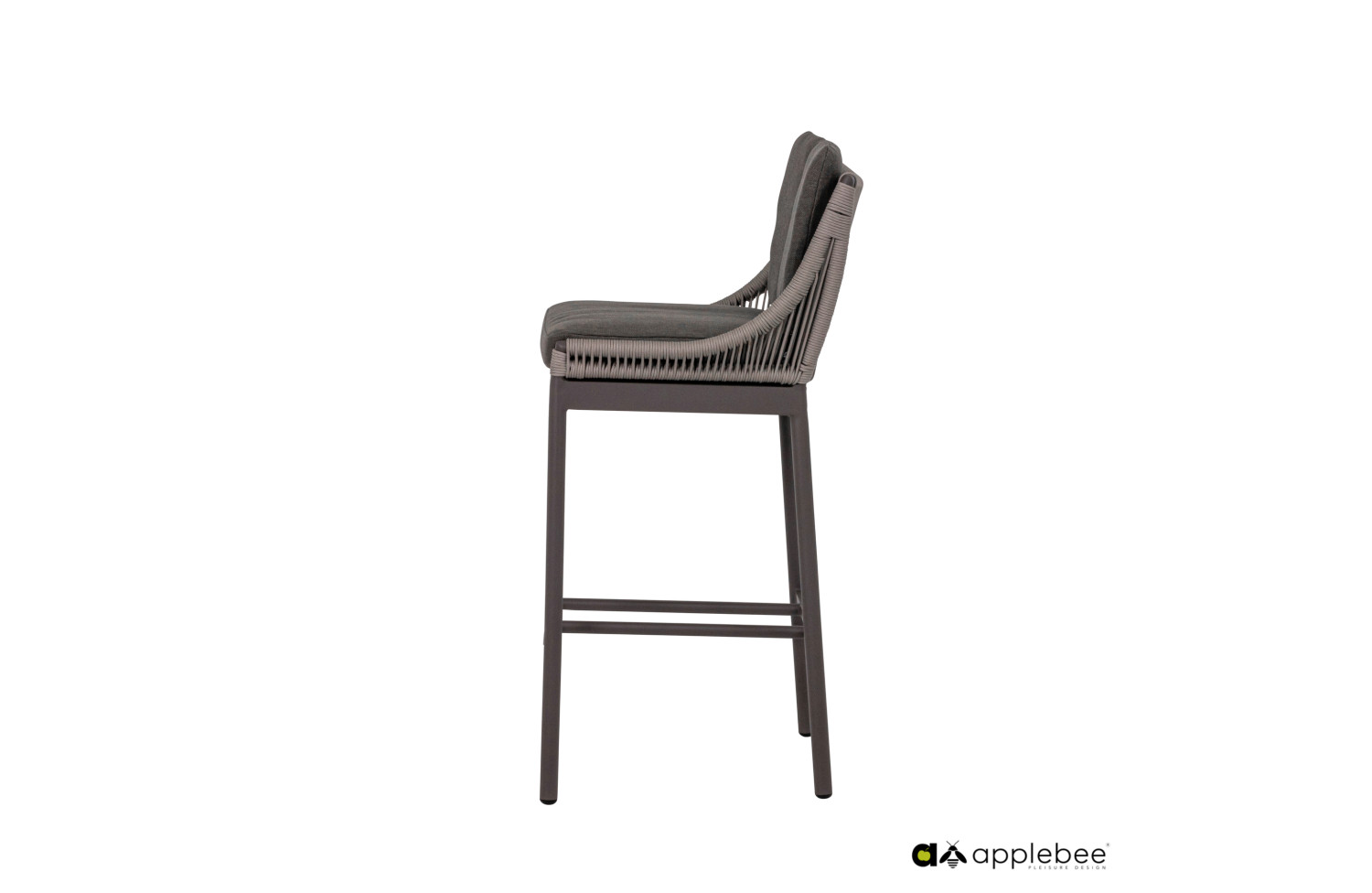BIJOU Bar Stool (with cushions) APPLE BEE BIJOU 70001571 /TAUPE/GREY