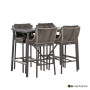 BIJOU Bar Stool (with cushions) APPLE BEE BIJOU 70001571 /TAUPE/GREY