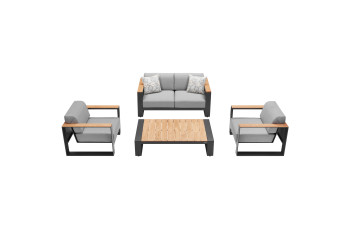 Lounge set ( with cushions) HIGOLD CAMBUSA 206210 / ANTHRACITE