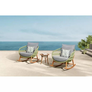 Rocking armchair (with cushions) HIGOLD VASCA 30151525 / GREEN