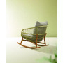 Rocking armchair (with cushions) HIGOLD VASCA 30151525 / GREEN