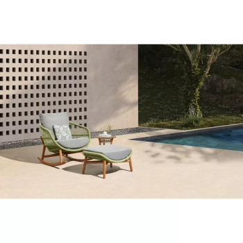 Footrest (with cushions) HIGOLD VASCA 30150262 / GREEN