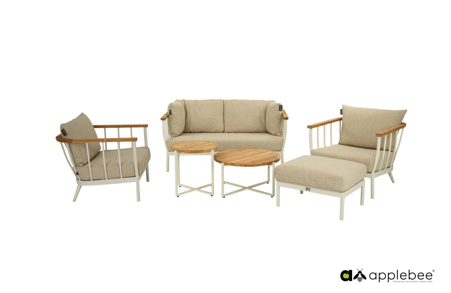 2-Seater Sofa (with cushions) APPLE BEE CONDOR OYSTER 72000410/TAUPE