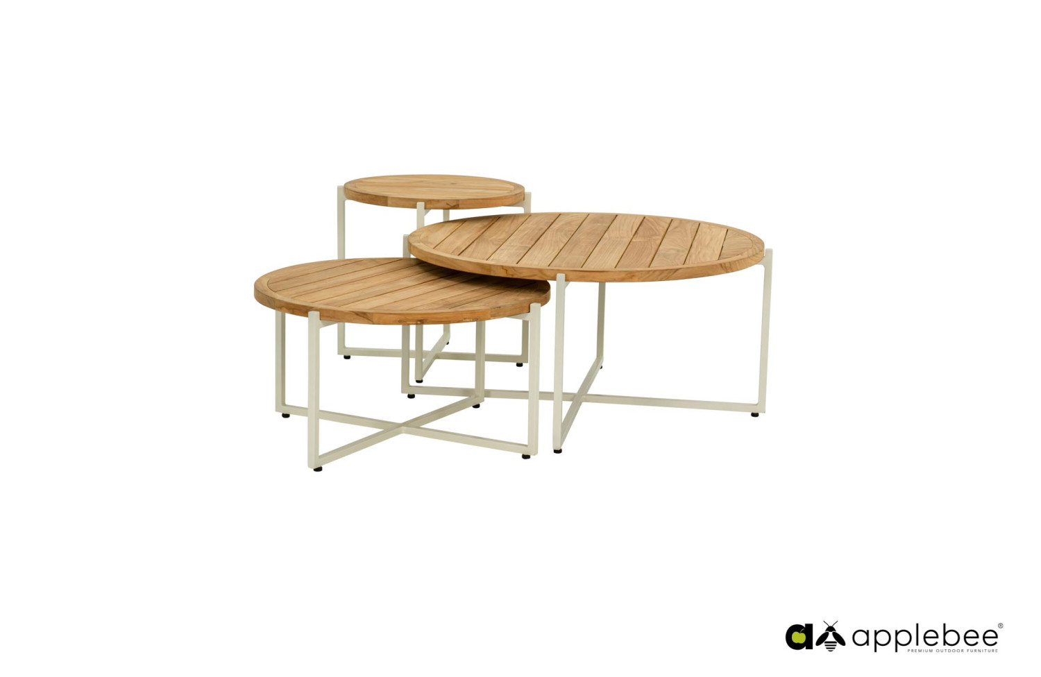 Coffee Table d.74 (teak) APPLE BEE CONDOR OYSTER 72000414 / TAUPE