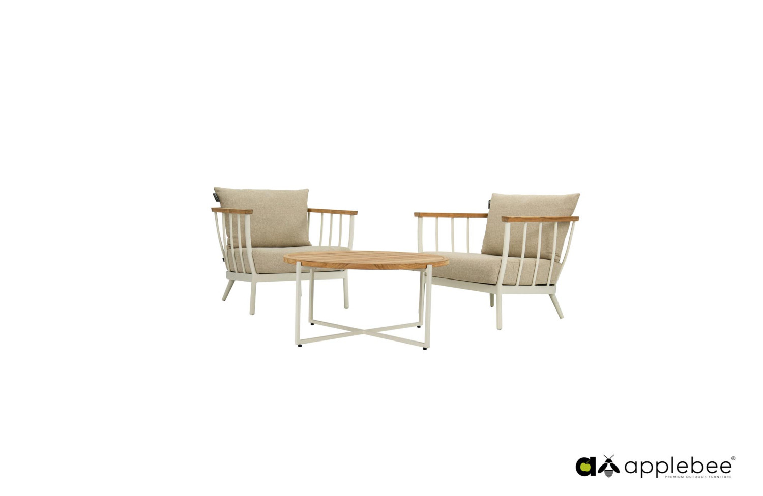 Coffee Table d.74 (teak) APPLE BEE CONDOR OYSTER 72000414 / TAUPE