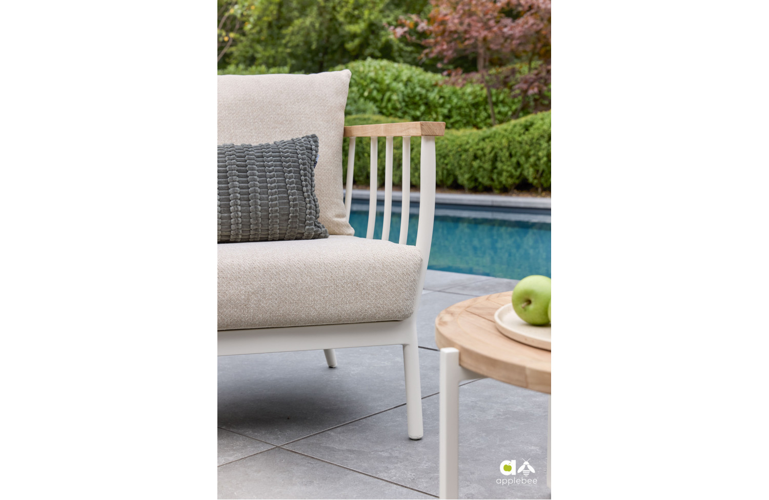 Coffee Table d.54 (teak) APPLE BEE CONDOR OYSTER 72000415 / TAUPE