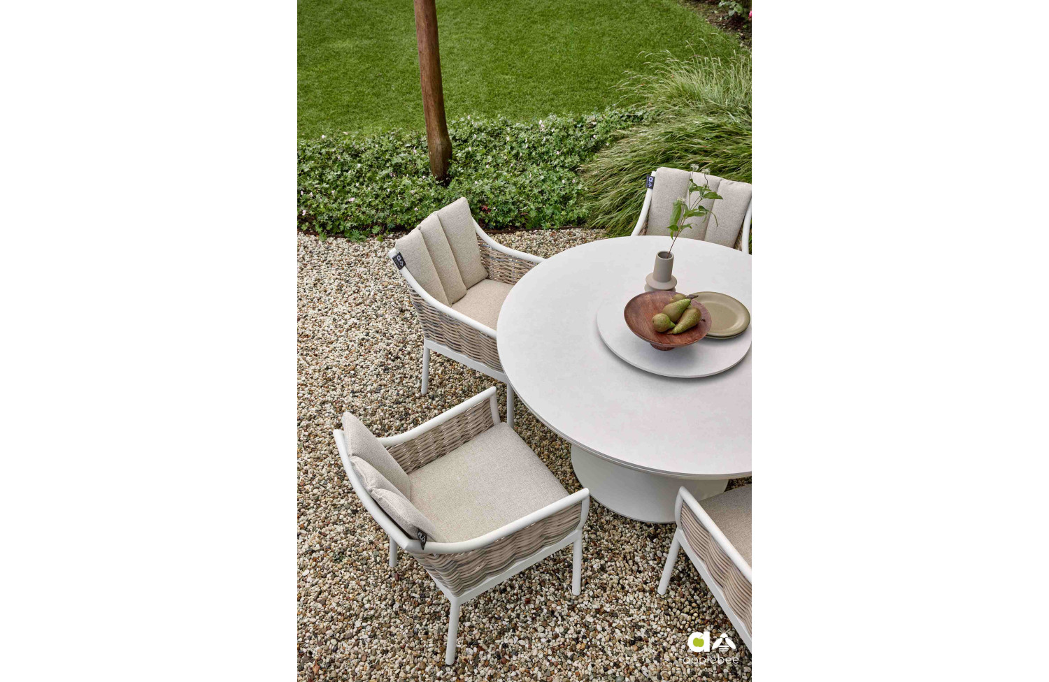 MELVILLE OYSTER "LAZY SUSAN" for dining table top APPLE BEE MELVILLE OYSTER 72000336