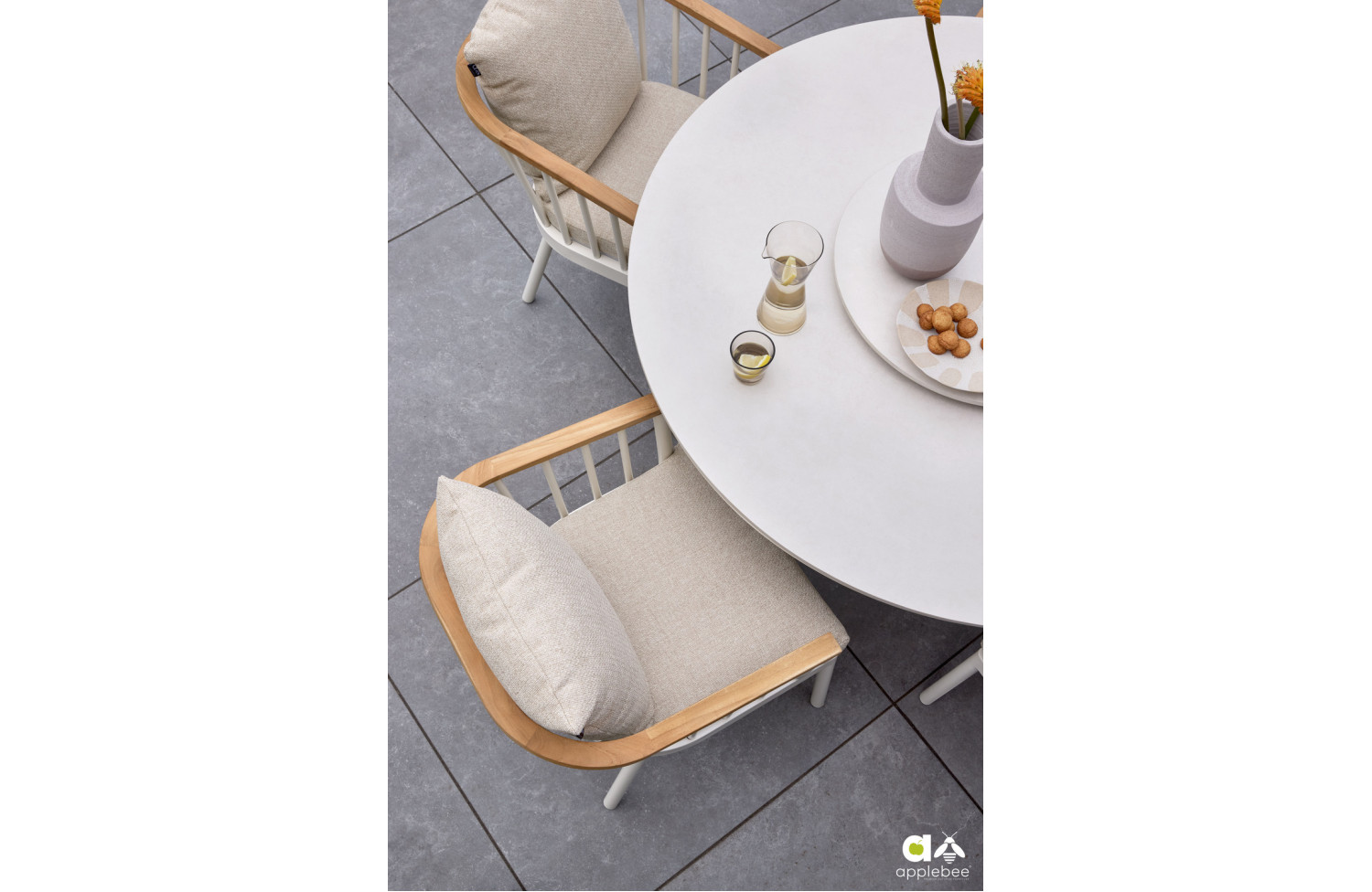 Dining Armchair (with cushions) APPLE BEE CONDOR OYSTER 72000408 / TAUPE