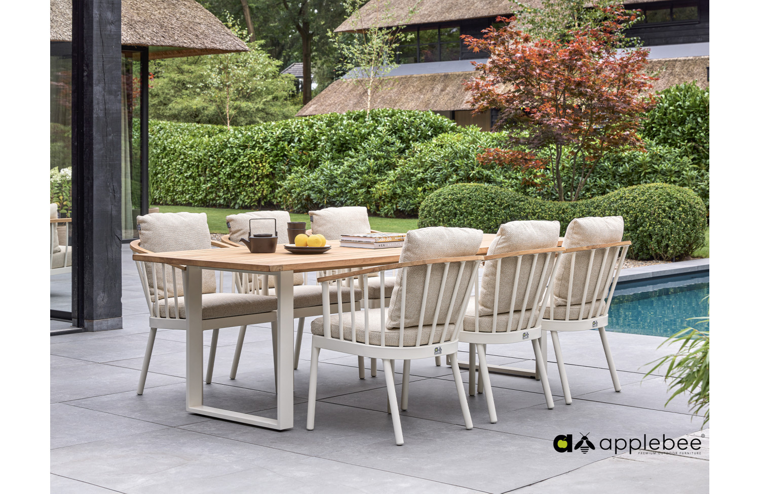 Dining Armchair (with cushions) APPLE BEE CONDOR OYSTER 72000408 / TAUPE