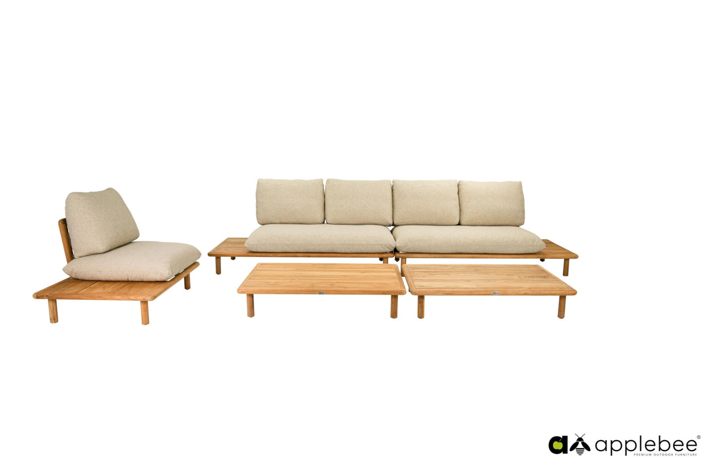 2-Seater sofa (175) with left side table (with cushions) APPLE BEE SLING 72000424